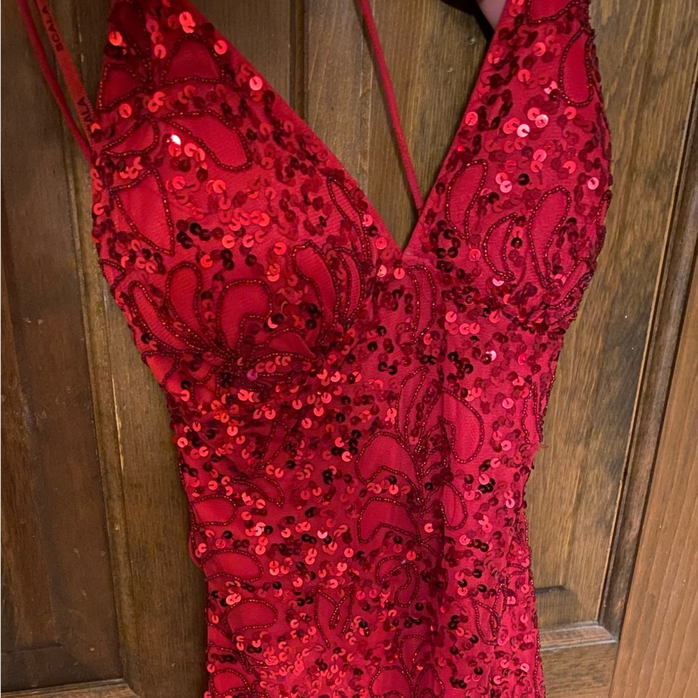 Red Scala dress size 00 homecoming special event HOCO dress